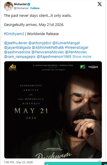drishyam 3 POST